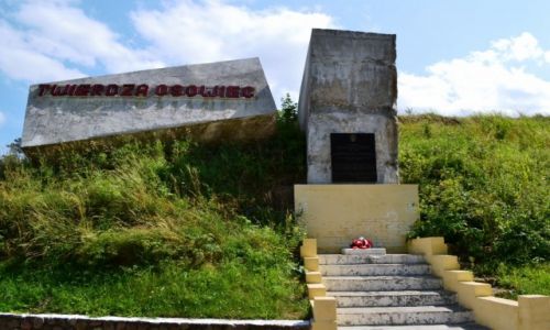 Zdjecie POLSKA / Podlaskie / Twierdza Osowiec / Nietypowy obelisk