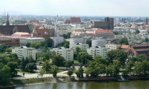 Zdjcie POLSKA / Wrocaw / Ostrw Tumski / Widok z wiey Katedralnej