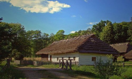 Zdjęcie POLSKA / Bieszczady / skansen w Sanoku / jak za dawnych lat
