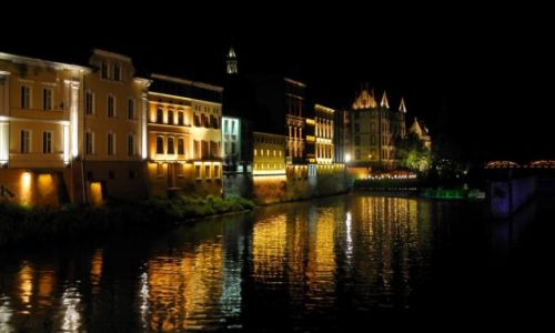 Zdjcie POLSKA / woj. opolskie / Opole / Opolska Wenecja noc