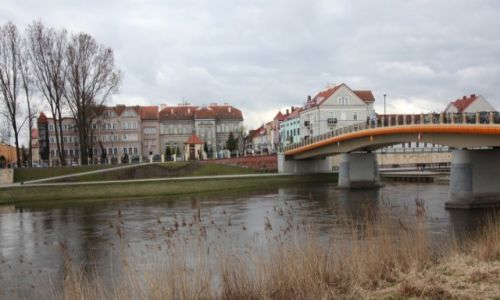 Zdjcie POLSKA / Konin / Nad Wart / Most toruski i siedziba Urzdu Miejskiego