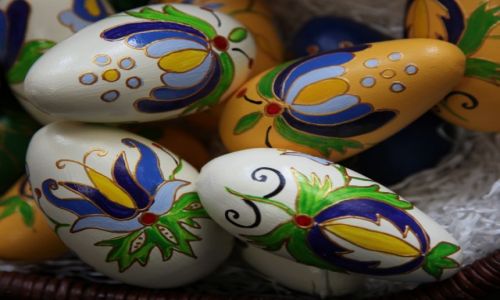 Zdjecie POLSKA / Pomorze / Sierakowice / Pisanki, kraszanki