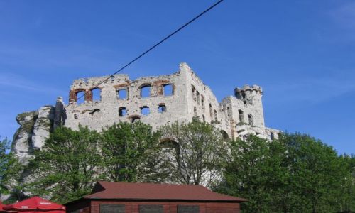 Zdjecie POLSKA / Jura Krakowsko-Częstochowska / Ogrodzieniec / Ruiny zamku w Ogrodzieńcu
