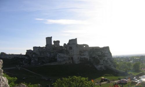 Zdjecie POLSKA / Jura Krakowsko-Częstochowska / Ogrodzieniec / Ruiny zamku w Ogrodzieńcu