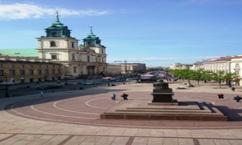 Zdjcie POLSKA / mazowieckie / Warszawa / Koci w. Krzya