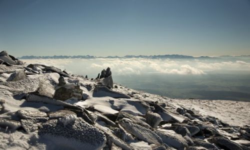 Zdjecie POLSKA / Beskid Makowski / Babia Gra / tatrzaski horyzont