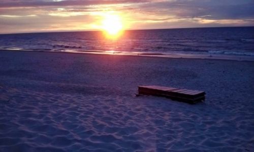 Zdjecie POLSKA / zachodniopomorskie / pla�a / Zach�d S�o�ca