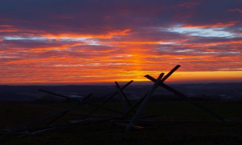 Zdjecie POLSKA / Podkarpacie / Hyżne / Urokliwe barwy wsi...