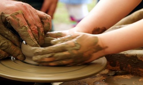 Zdjecie POLSKA / lubelskie / Zawieprzyce / Radość tworzenia