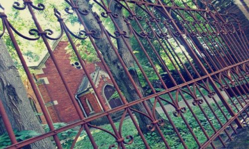 Zdjecie POLSKA / Podkarpacie / okolice Przemyśla / Stary kościół pośród lasu.