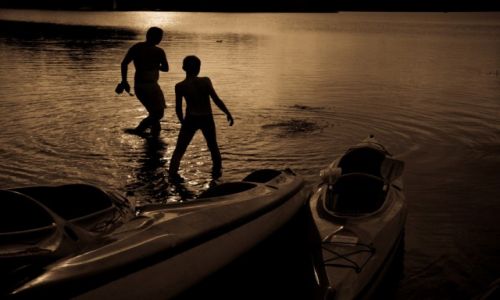 Zdjecie POLSKA / Mazury / Krutynia / Kaczki