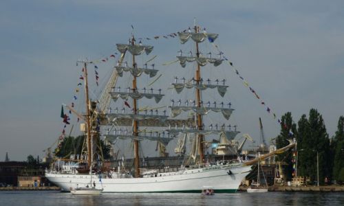 Zdjecie POLSKA / Zachodniopomirskie / Szczecin, port / Poegnanie Cvavatemoc'a