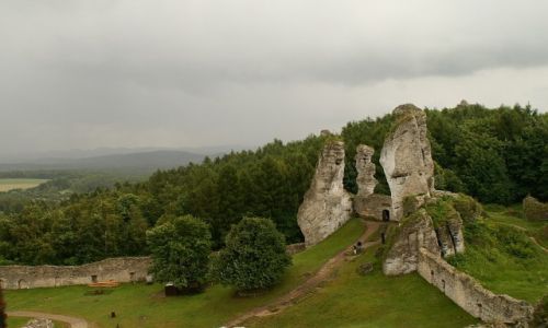 Zdjcie POLSKA / Jura Krakowsko - Czstochowska / wie Podzamcze / zamek w Ogrodziecu