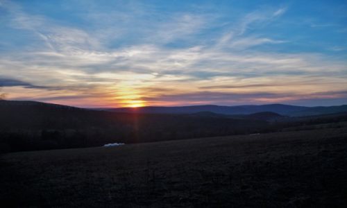 Zdjcie POLSKA / Podkarpacie / Beskid Niski / Zachd nad Beskidem Niskim