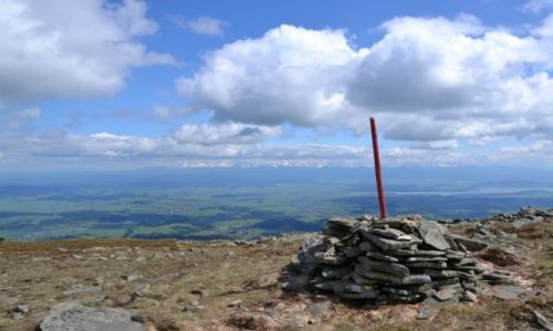 Zdjecie POLSKA / - / Beskid ywiecki - Babia Gra / Widok na Oraw