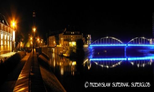 Zdjecie POLSKA / Opolszczyzna / Opole / Odra noc