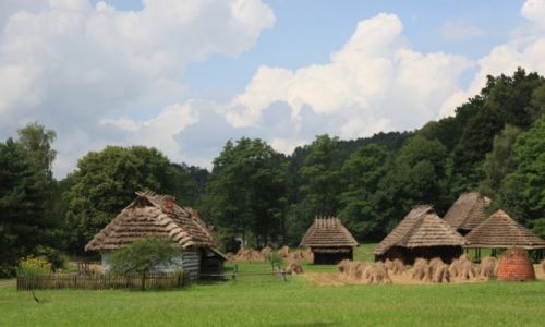 Zdjcie POLSKA / Bieszczady / Muzeum Budownictwa Ludowego w Sanoku / Zagroda