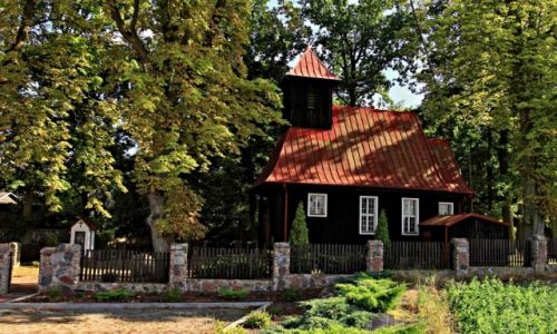 Zdjecie POLSKA / Kujawsko-Pomorski / Kozielec / Drewniany koci w Kozielcu