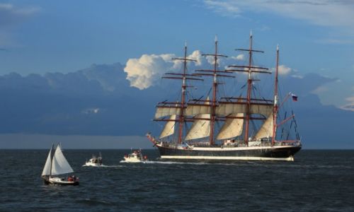 Zdjecie POLSKA / Pomorze / Zatoka Gdaska / STS Siedow (STS Sedov) - rosyjski czteromasztowy bark 
