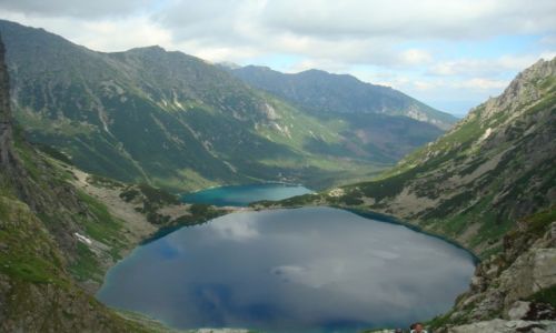 Zdjecie POLSKA / Tatry / Tatry / widok na dwa jeziorka