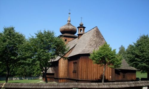 Zdjecie POLSKA / wojewdztwo maopolskie / Nadwilaski Park Etnograficzny / Wygiezw - koci