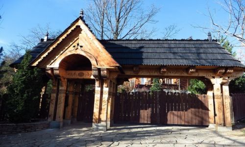 Zdjecie POLSKA / Maopolska / Zakopane / gralska zabudowa