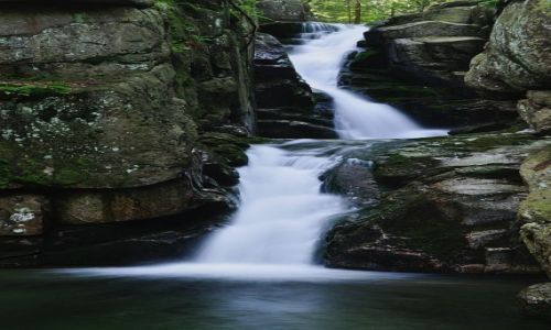 Zdj�cie POLSKA / Dolny �l�sk / niedaleko Przesieki / Wodospad Podg�rnej