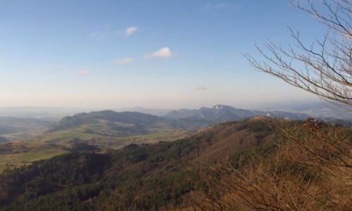 Zdjcie POLSKA / Pieniny / Wysoka / Panorama Pienin