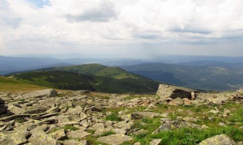 Zdjcie POLSKA / Beskid ywiecki / okolice Jaowcowy Garb / Maa Babia
