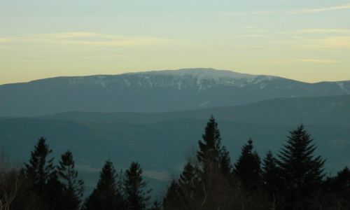 Zdjcie POLSKA / Beskid may / leskowiec 24.12.14. / Babia Gra widziana z Leskowca