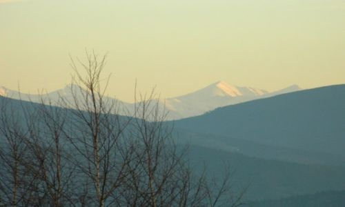 Zdjcie POLSKA / Beskid may / leskowiec 24.12.14. / TATRY  widziane z Leskowca