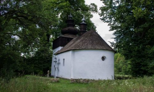 Zdjcie POLSKA / Beskid Niski / Izby / Cerkiew w Bielicznej 