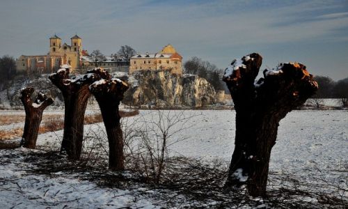 Zdjcie POLSKA / Maopolska / Piekary naprzeciw Tyca / Tyniec zim