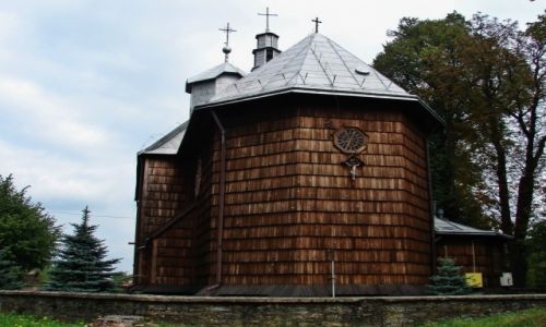 Zdjęcie POLSKA / Podkarpacki / Klimkówka / Kościół drewniany