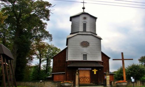 Zdjęcie POLSKA / Podkarpacki / Klimkówka / Kościół drewniany