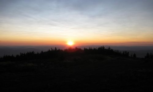 Zdjcie POLSKA / Beskid ywiecki / Wielka Racza / Ostatni blask