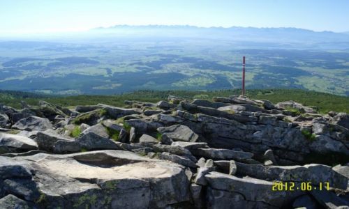 Zdjecie POLSKA / - / Babia Gra / Widok na Tatry