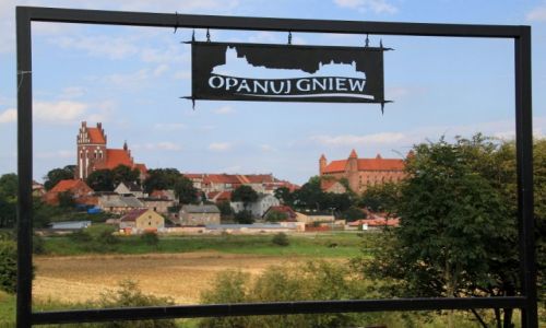 Zdjcie POLSKA / Pomorskie / Gniew / Pejza w ramce