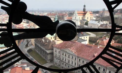 Zdjcie POLSKA / Podkarpackie / Przemyl / Pejza z zegarem
