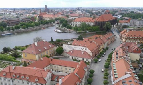 Zdjecie POLSKA / Dolny lsk / Wrocaw / Widok z katedry na Wrocaw