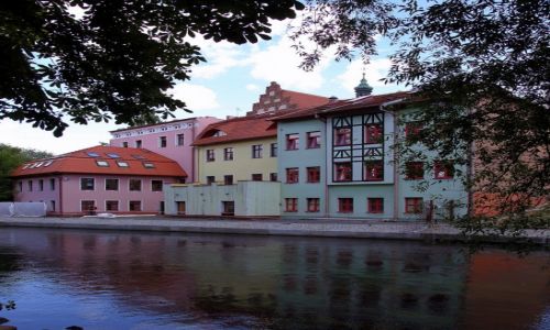 Zdj�cie POLSKA / Bydgoszcz / Wyspa M�y�ska / Kamieniczki nad M�yn�wk�
