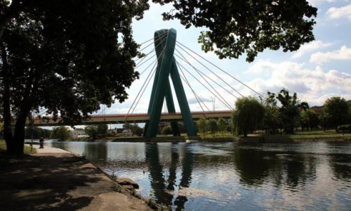 Zdjecie POLSKA / Bydgoszcz / Rzeka Brda / Most Uniwersytecki