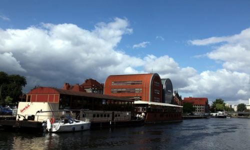 Zdjcie POLSKA / Bydgoszcz / Rzeka Brda / Barki