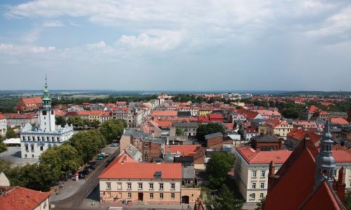 Zdjecie POLSKA / Chemno / Wiea kocioa Wniebowzicia NMP / Panorama miasta