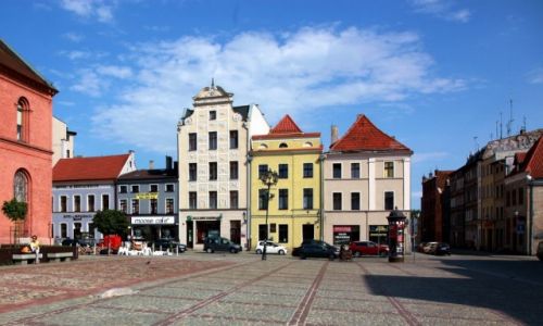 Zdjcie POLSKA / Toru / Rynek Nowomiejski / Kamieniczki