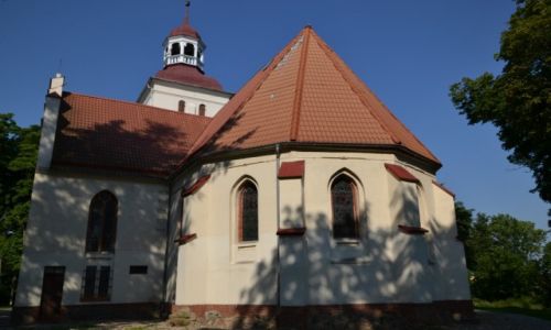 Zdjęcie POLSKA / Wybrzeże Słowińskie / Duninowo / Kościół z XV wieku