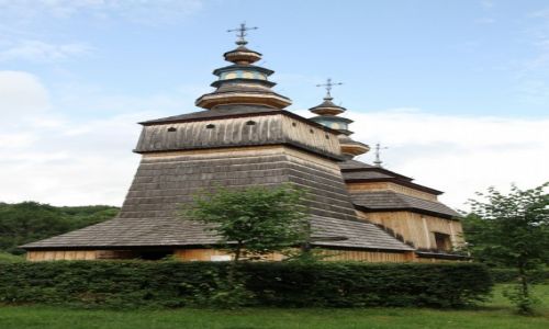 Zdjcie POLSKA / Beskid Niski  / KREMPNA  / IV Szlak Architektury Drewnianej 