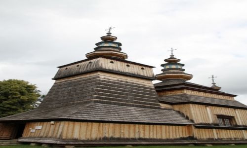 Zdjcie POLSKA / Beskid Niski  / KREMPNA  / IV Szlak Architektury Drewnianej 
