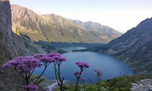Zdjęcie POLSKA / tatry / Rysy / widok na morskie oko i czarny staw