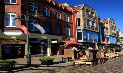 Zdjęcie POLSKA / Malbork / Deptak miejski / Sklepy cynamonowe